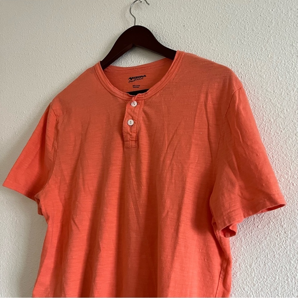 Arizona Jean Men’s Orange Short Sleeve T-Shirt Size 6 / Medium